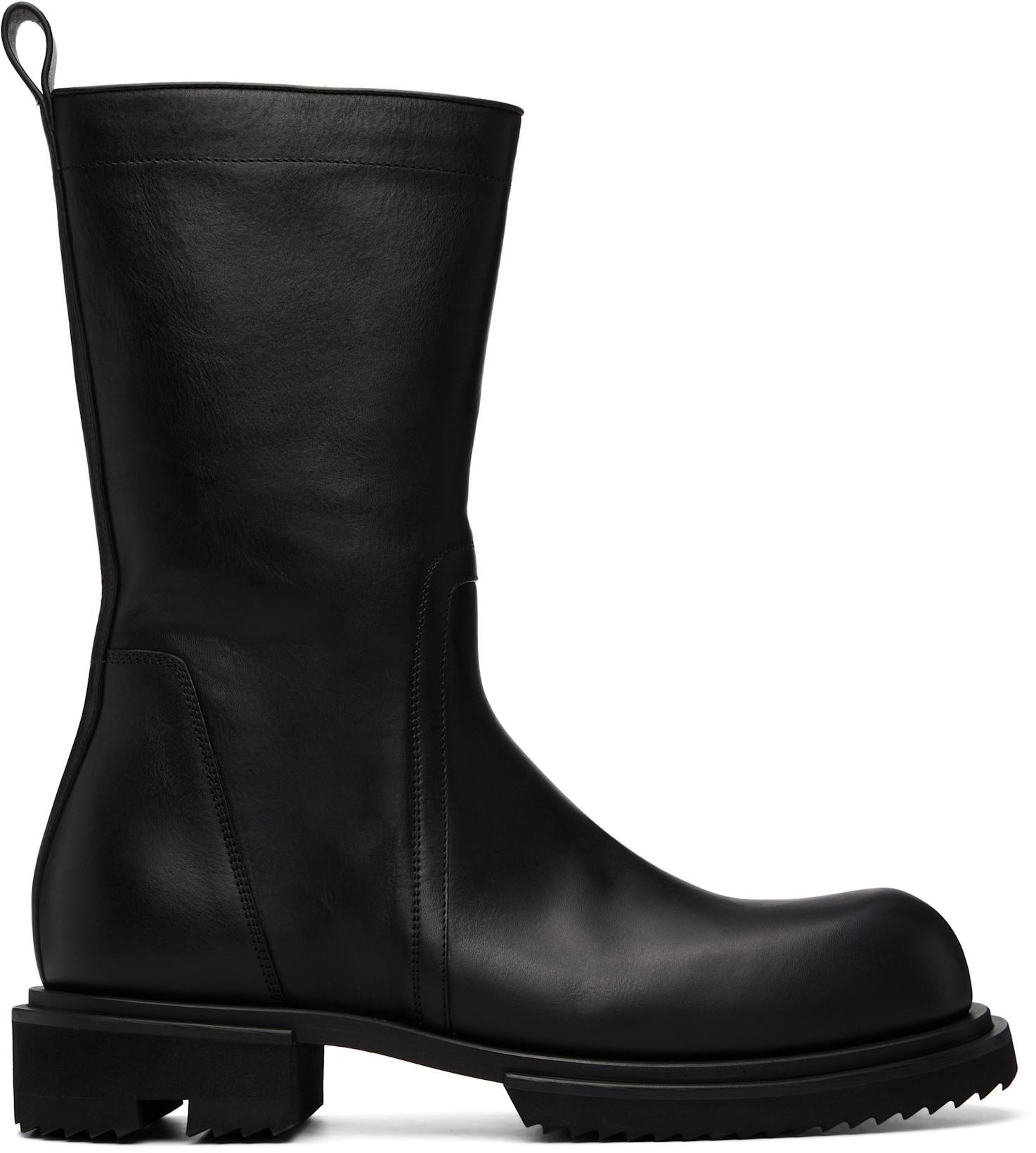 Black Tower Creeper Gabe Boots by RICK OWENS