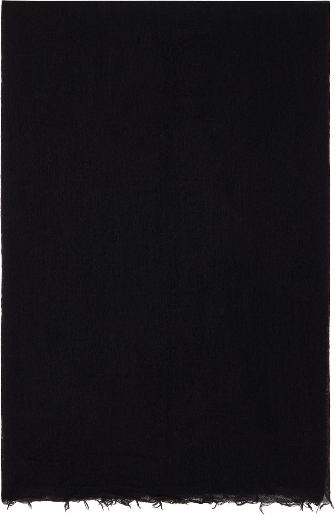 Black Tower Giglio Mega Scarf by RICK OWENS
