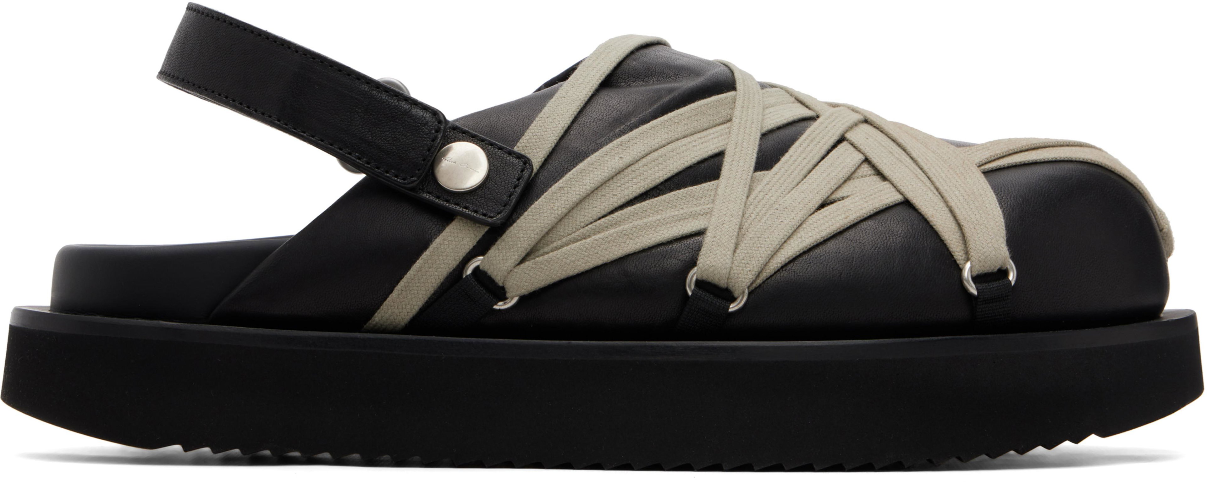 Black Tower Padded Megalace Platform Loafers by RICK OWENS