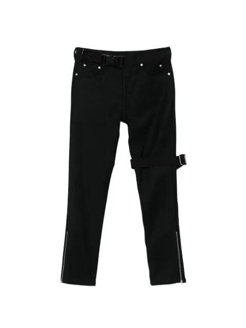 Blixa belted jeans by RICK OWENS