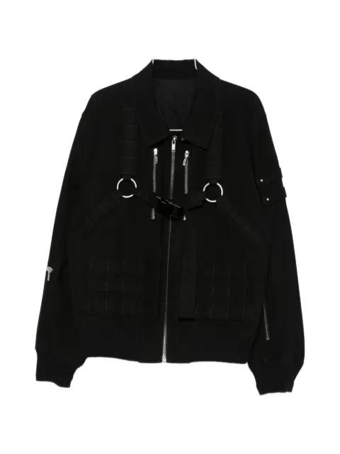 Blixa harness-detail cargo-pockets bomber jacket by RICK OWENS