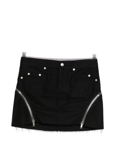 Bolan Banana zip-detail mini skirt by RICK OWENS