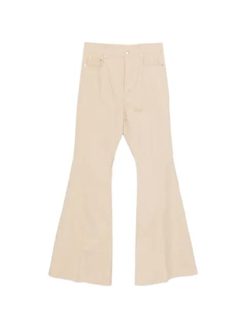 Bolan zip-up flared jeans by RICK OWENS