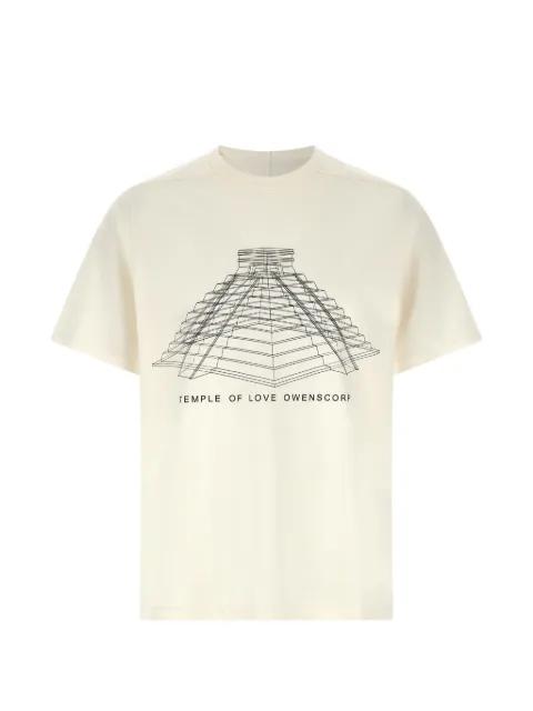 Brad printed crew neck T-shirt by RICK OWENS