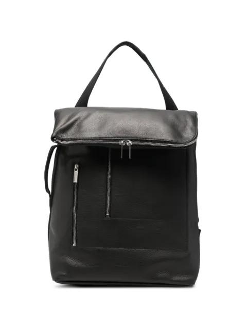 Cargo leather backpack by RICK OWENS