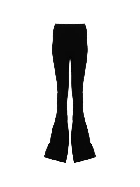 Carmen flared-hem trousers by RICK OWENS