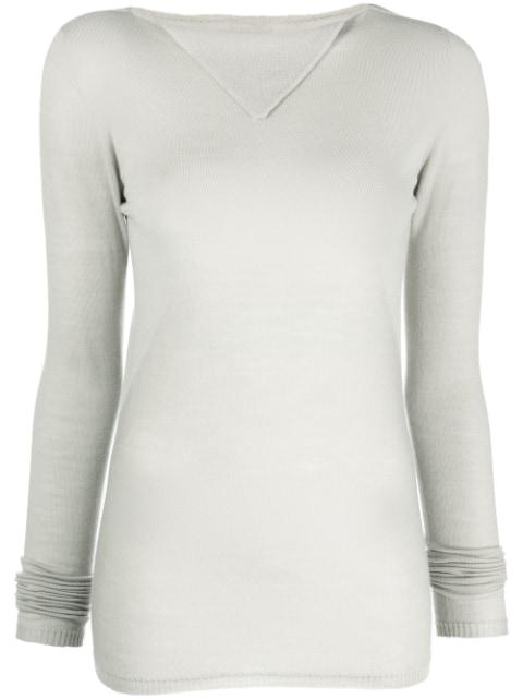 Column knit sweater by RICK OWENS