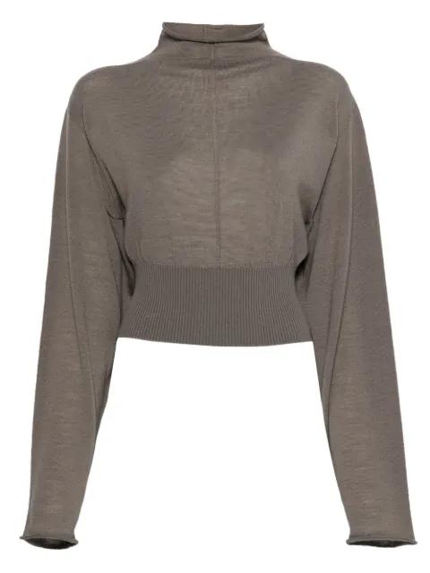 Con high-neck top by RICK OWENS