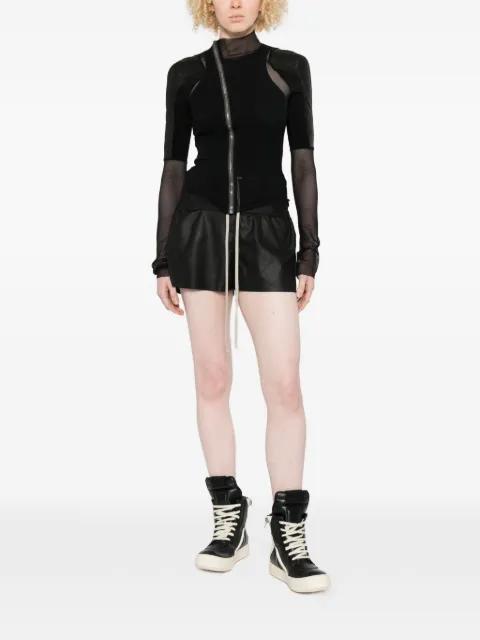 Concordian drawstring shorts by RICK OWENS