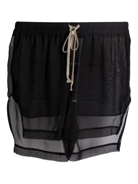 Concordians layered shorts by RICK OWENS