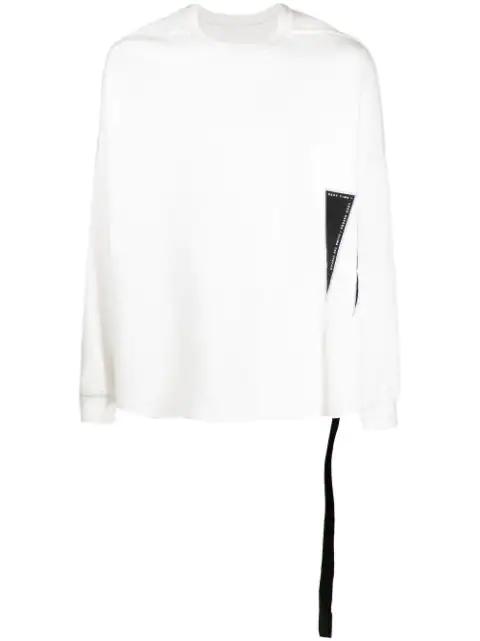 Crater embroidered-motif sweatshirt by RICK OWENS