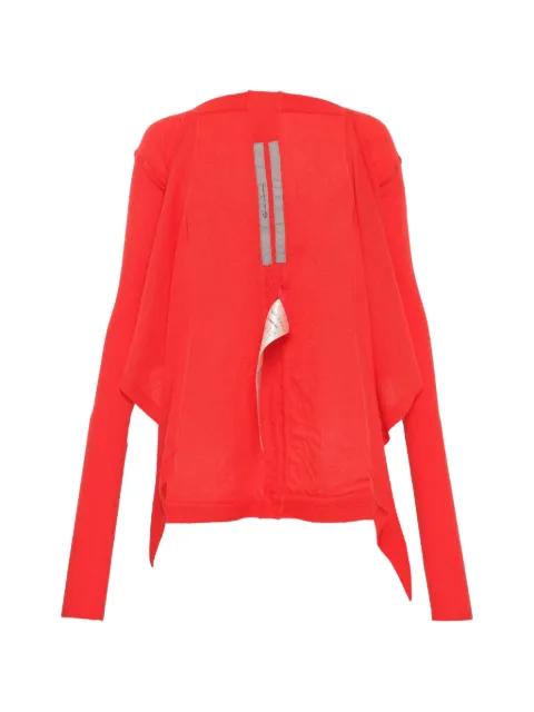 Crop Wrap cashmere cardigan by RICK OWENS