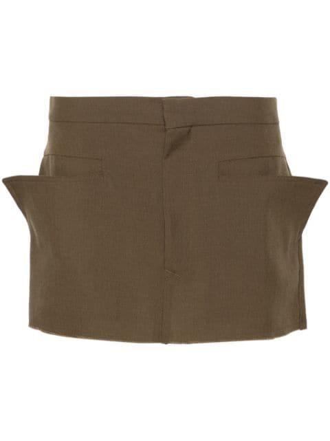 Cut-Off mini skirt by RICK OWENS