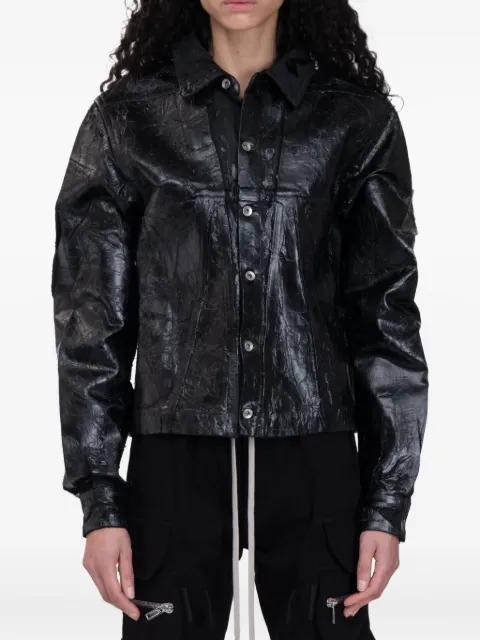 Alice crinkled-effect shirt by RICK OWENS DRKSHDW