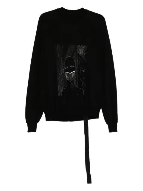 Baseball sweatshirt by RICK OWENS DRKSHDW