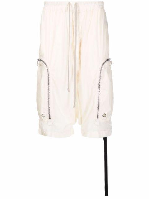 Bauhaus dropped-crotch shorts by RICK OWENS DRKSHDW