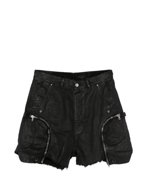 Bauhaus frayed shorts by RICK OWENS DRKSHDW