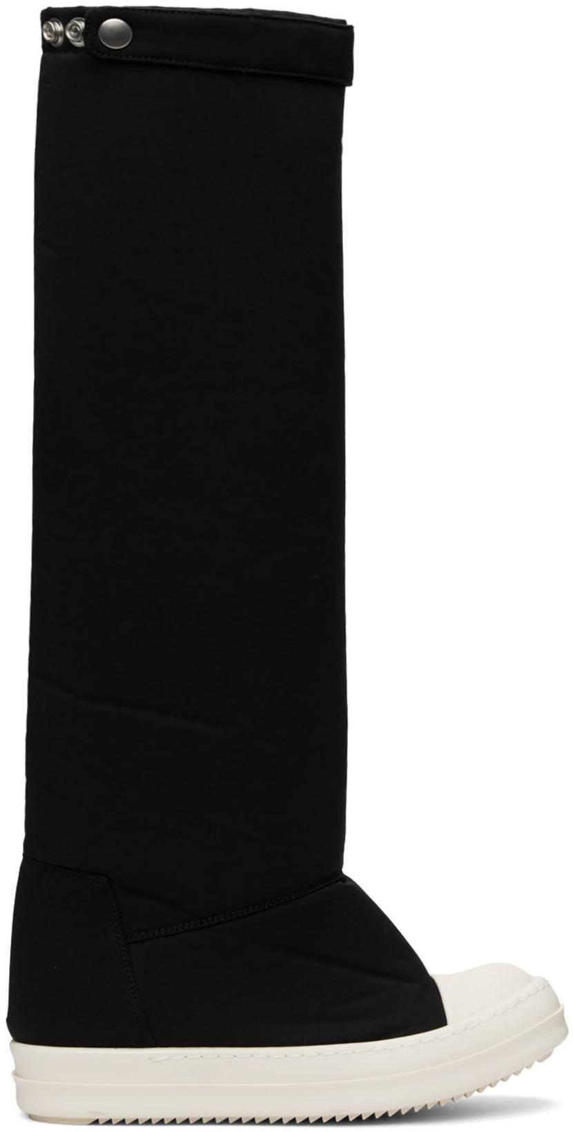 Black Elefant Boots by RICK OWENS DRKSHDW