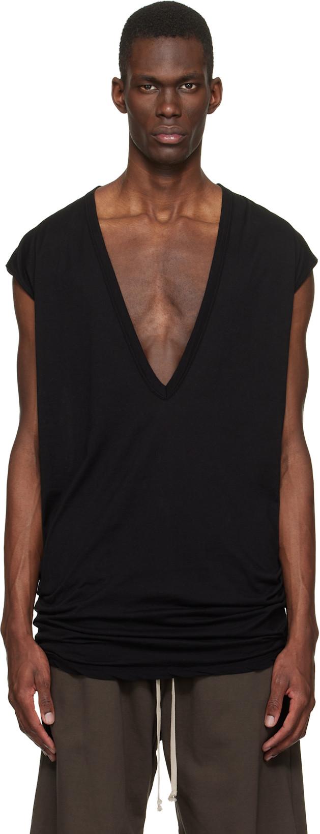 Black Temple Dylan T-shirt by RICK OWENS DRKSHDW