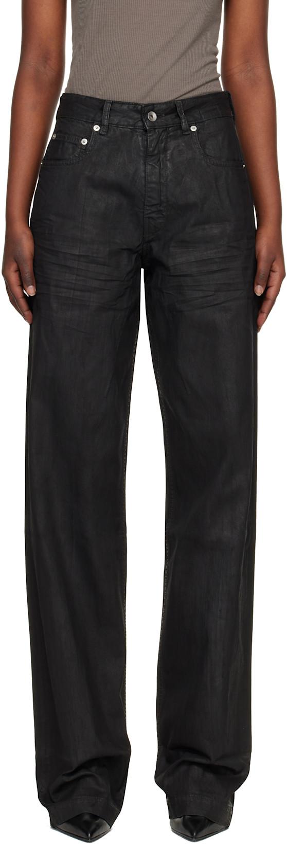 Black Temple Geth Jeans by RICK OWENS DRKSHDW