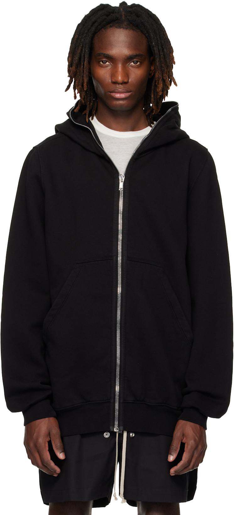 Black Temple Jumbo Hoodie by RICK OWENS DRKSHDW