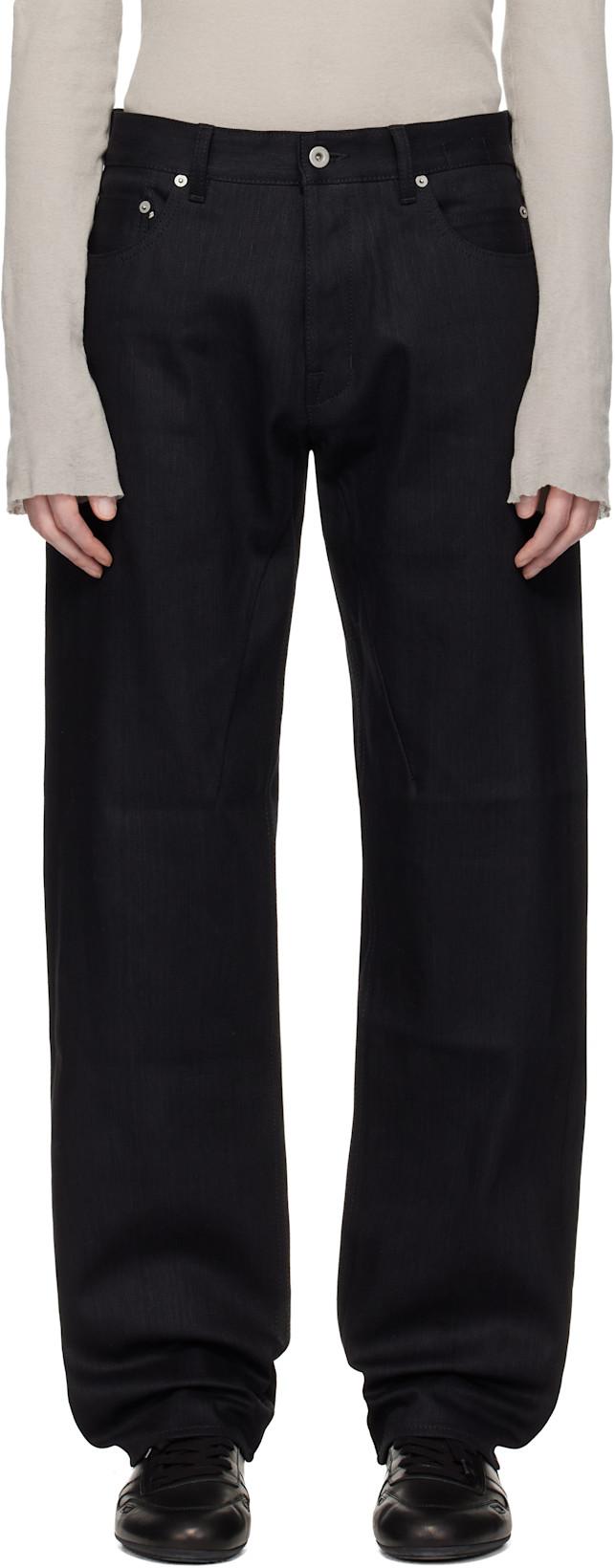 Black Temple Kurdt Jeans by RICK OWENS DRKSHDW
