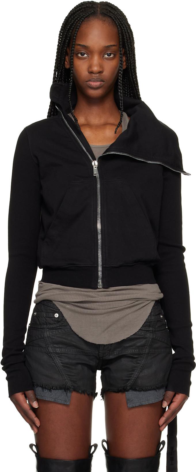 Black Temple Mountain Sweatshirt by RICK OWENS DRKSHDW