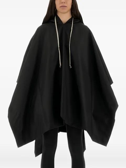 Concordians drawstring poncho by RICK OWENS DRKSHDW