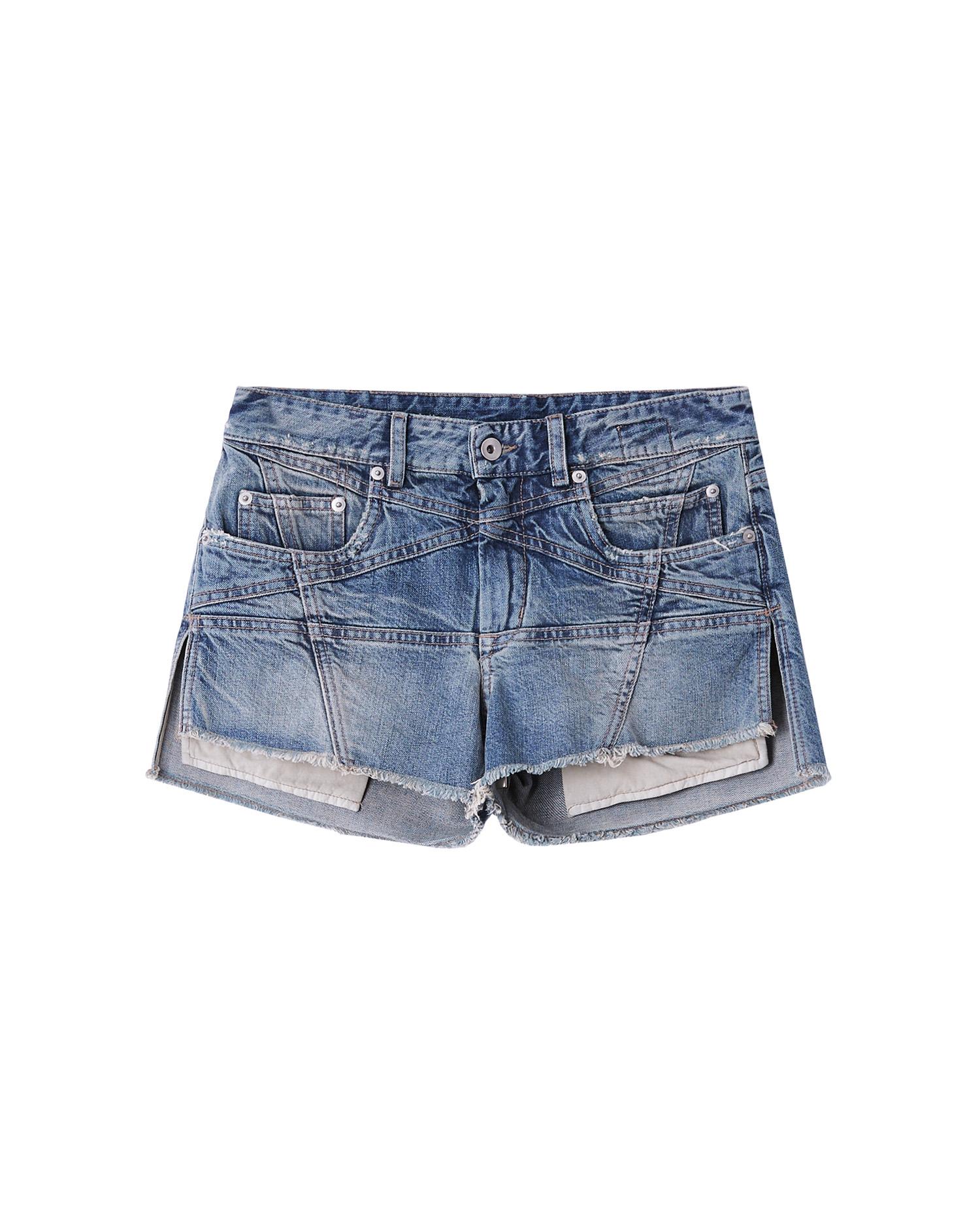 Denim shorts by RICK OWENS DRKSHDW