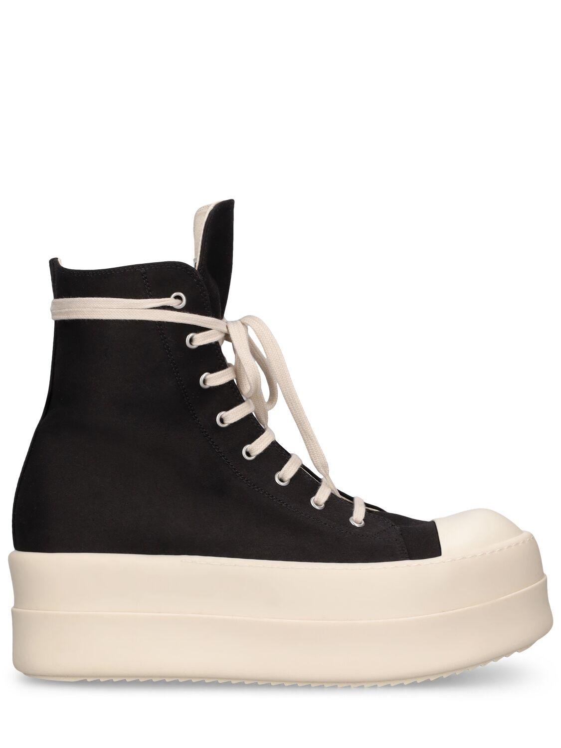 Double Bumper High Top Sneakers by RICK OWENS DRKSHDW