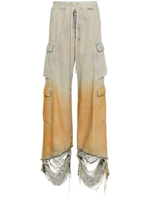 Double Cargo Jumbo Belas wide-leg jeans by RICK OWENS DRKSHDW