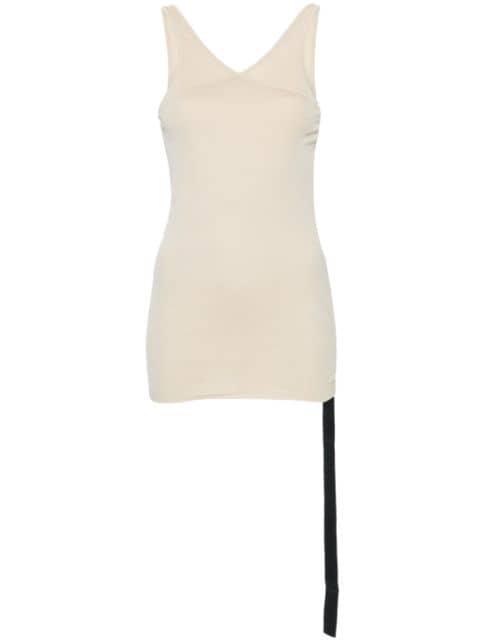 Double Ziggy Banana jersey tank top by RICK OWENS DRKSHDW