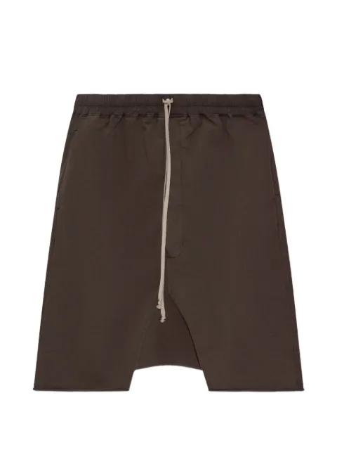 Drawstring Pods raw-hem shorts by RICK OWENS DRKSHDW