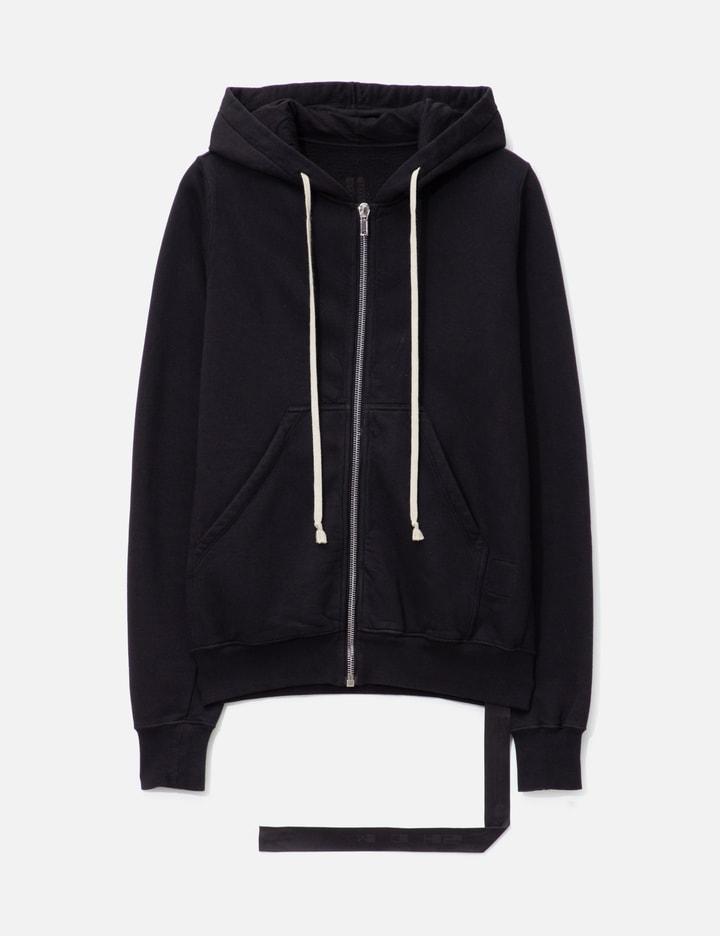 Drawstring Zip-Up Hoodie by RICK OWENS DRKSHDW
