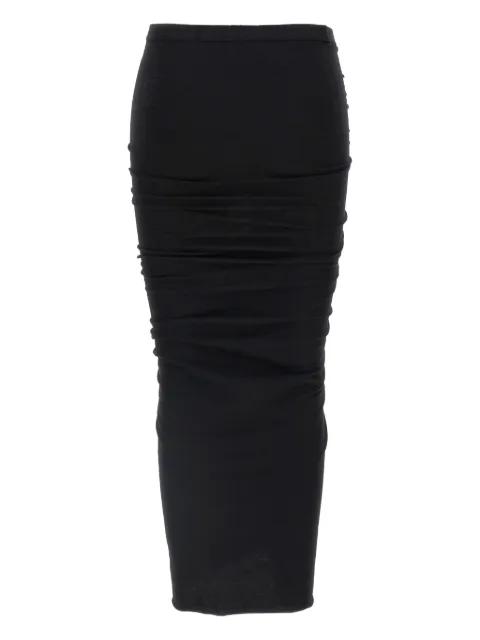 Edfu elastic-waistband maxi skirt by RICK OWENS DRKSHDW