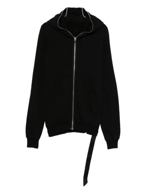 Gimp zip-up cotton hoodie by RICK OWENS DRKSHDW