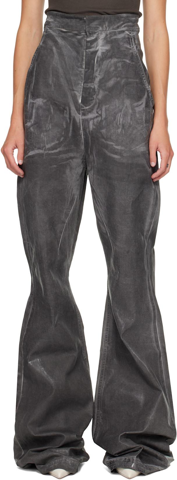Gray Concordians Dirt Bolan Jeans by RICK OWENS DRKSHDW