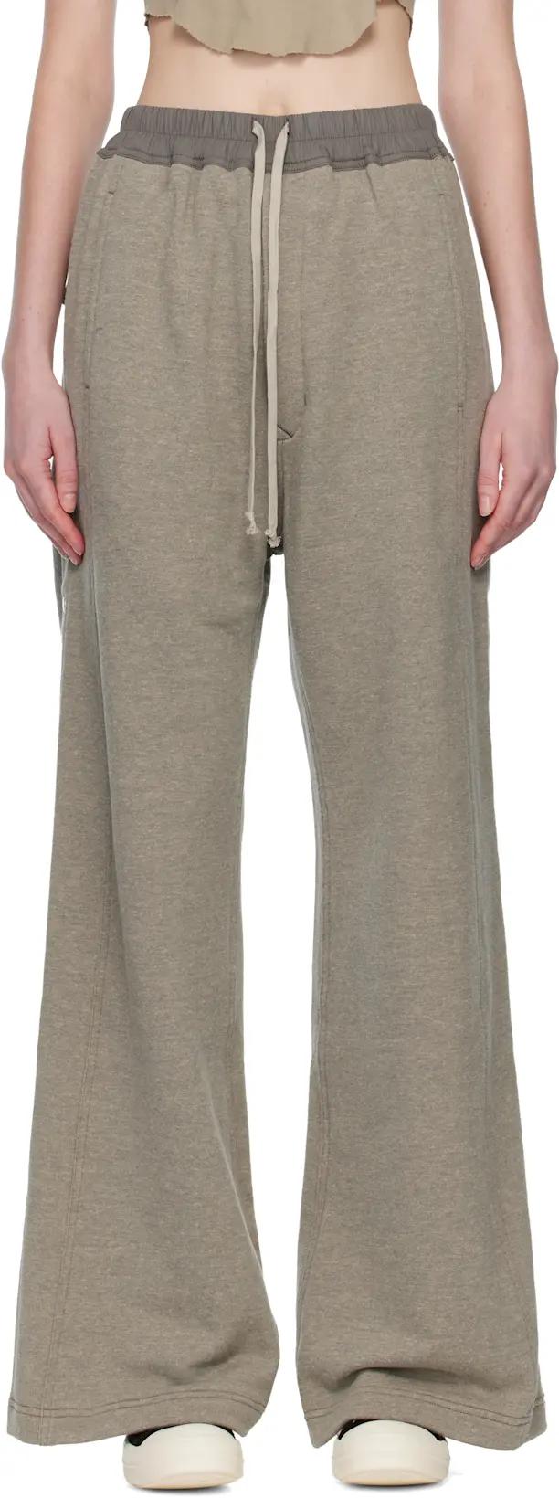 Gray Concordians Pusher Trousers by RICK OWENS DRKSHDW