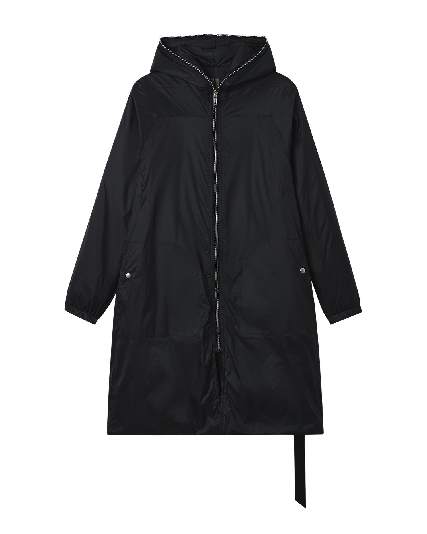 Hooded long coat by RICK OWENS DRKSHDW
