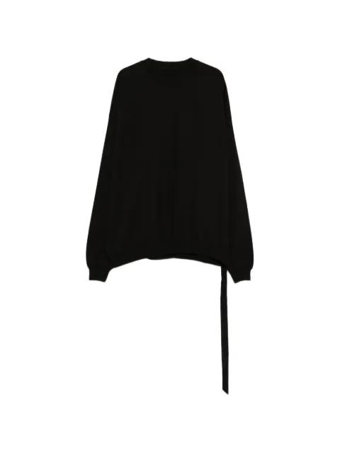 Hun tie-detail sweatshirt by RICK OWENS DRKSHDW