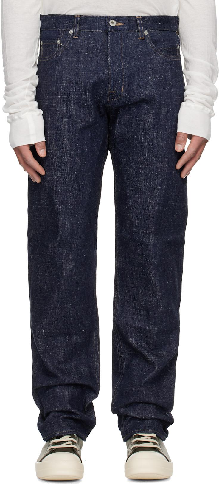 Indigo Concordians Kurdt Jeans by RICK OWENS DRKSHDW