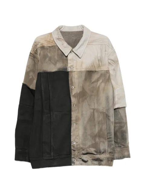 Jumbo Worker panelled jacket by RICK OWENS DRKSHDW