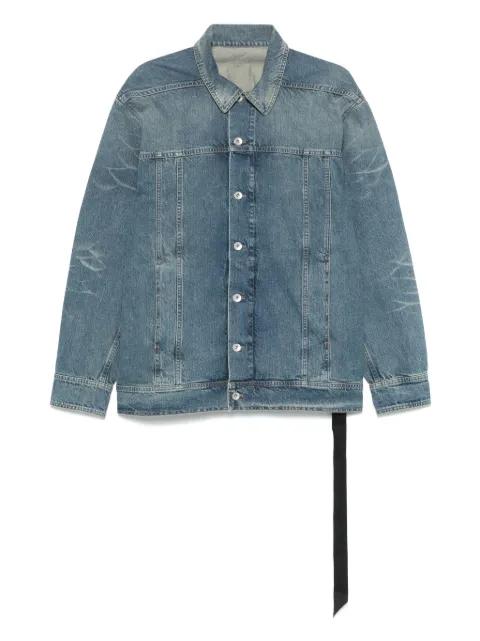 Jumbo denim jacket by RICK OWENS DRKSHDW
