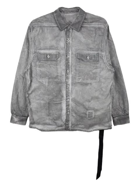 Jumbo double-pocket cotton shirt by RICK OWENS DRKSHDW