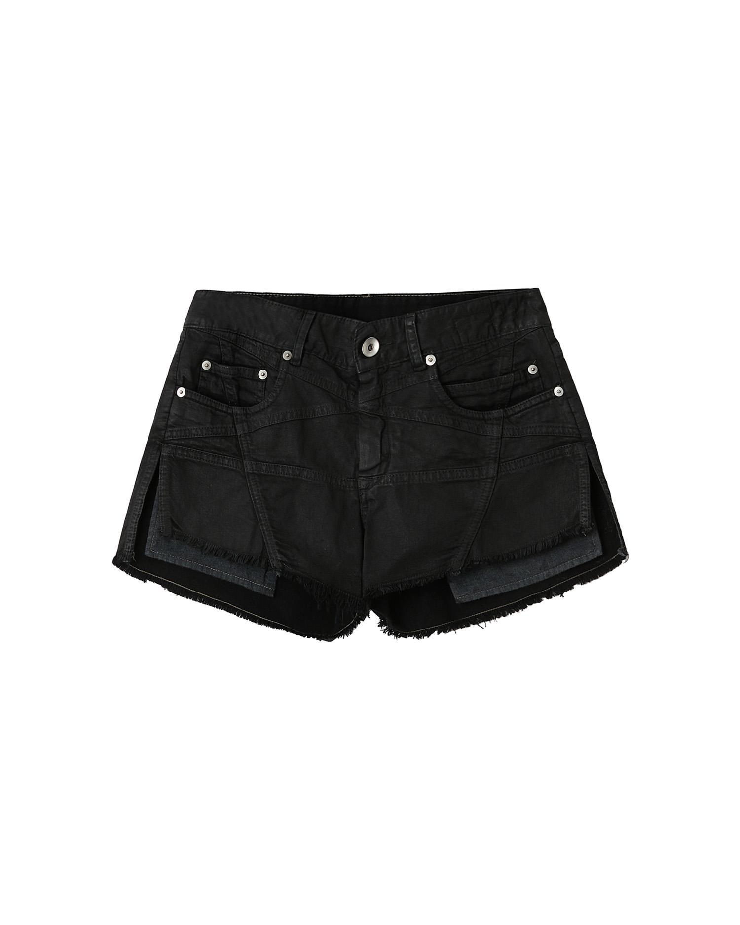 Lana cut denim shorts by RICK OWENS DRKSHDW