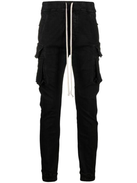 Mastodon drawstring slim-fit trousers by RICK OWENS DRKSHDW