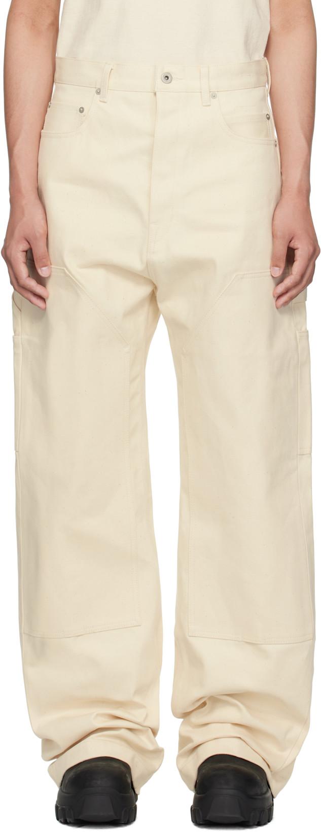 Off-White Hollywood Double Knee Geth Cut Jeans by RICK OWENS DRKSHDW