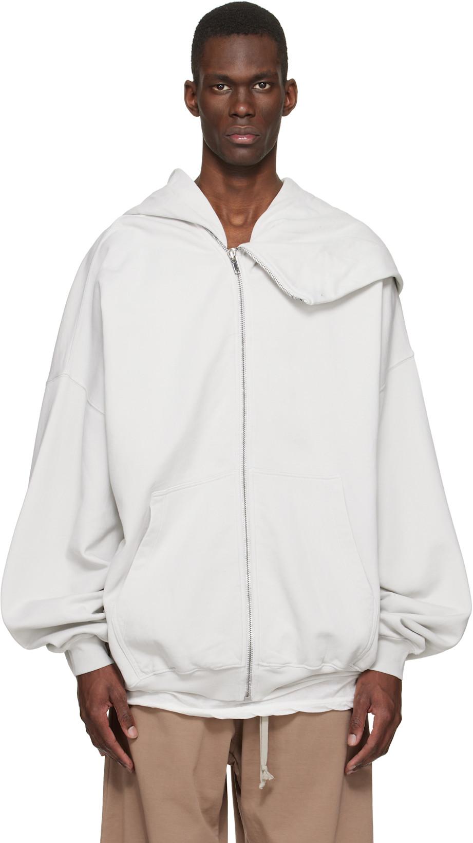 Off-White Temple Mountain Hun Hoodie by RICK OWENS DRKSHDW