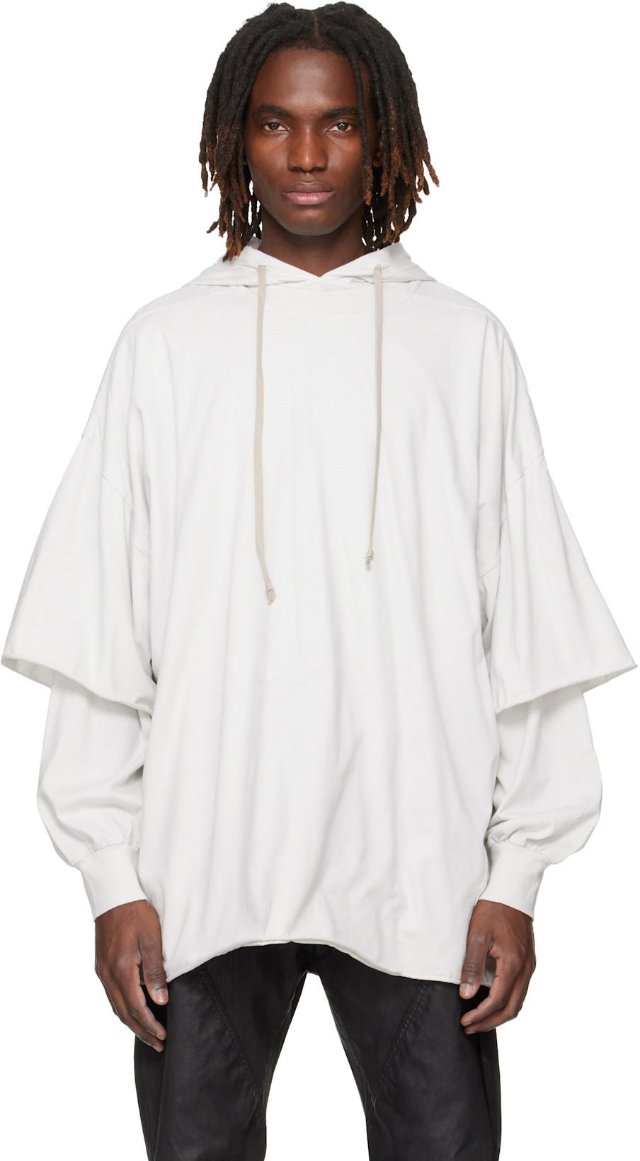 Off-White Temple Tommy Hustler Hoodie by RICK OWENS DRKSHDW