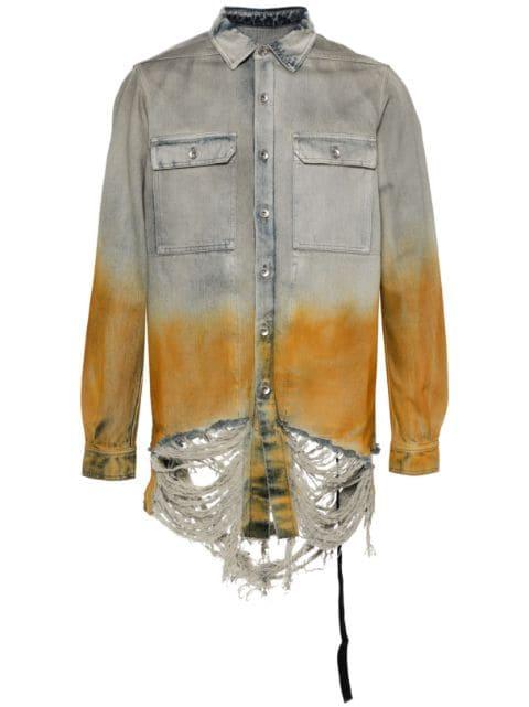 Outershirt denim jacket by RICK OWENS DRKSHDW